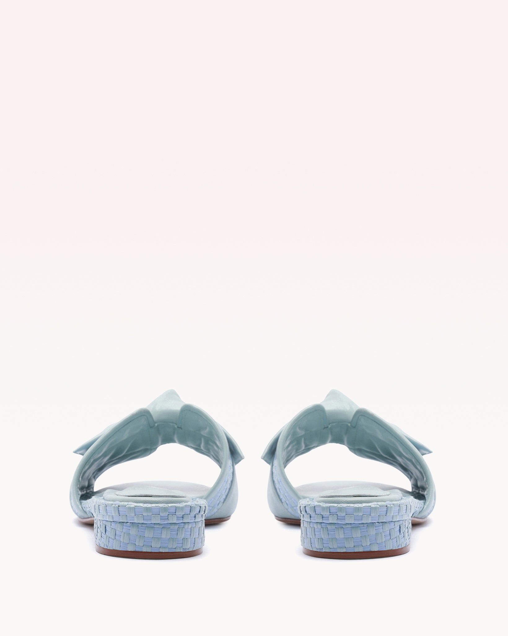 Maxi Clarita  Raffia Flat Dust Blue - Image 3