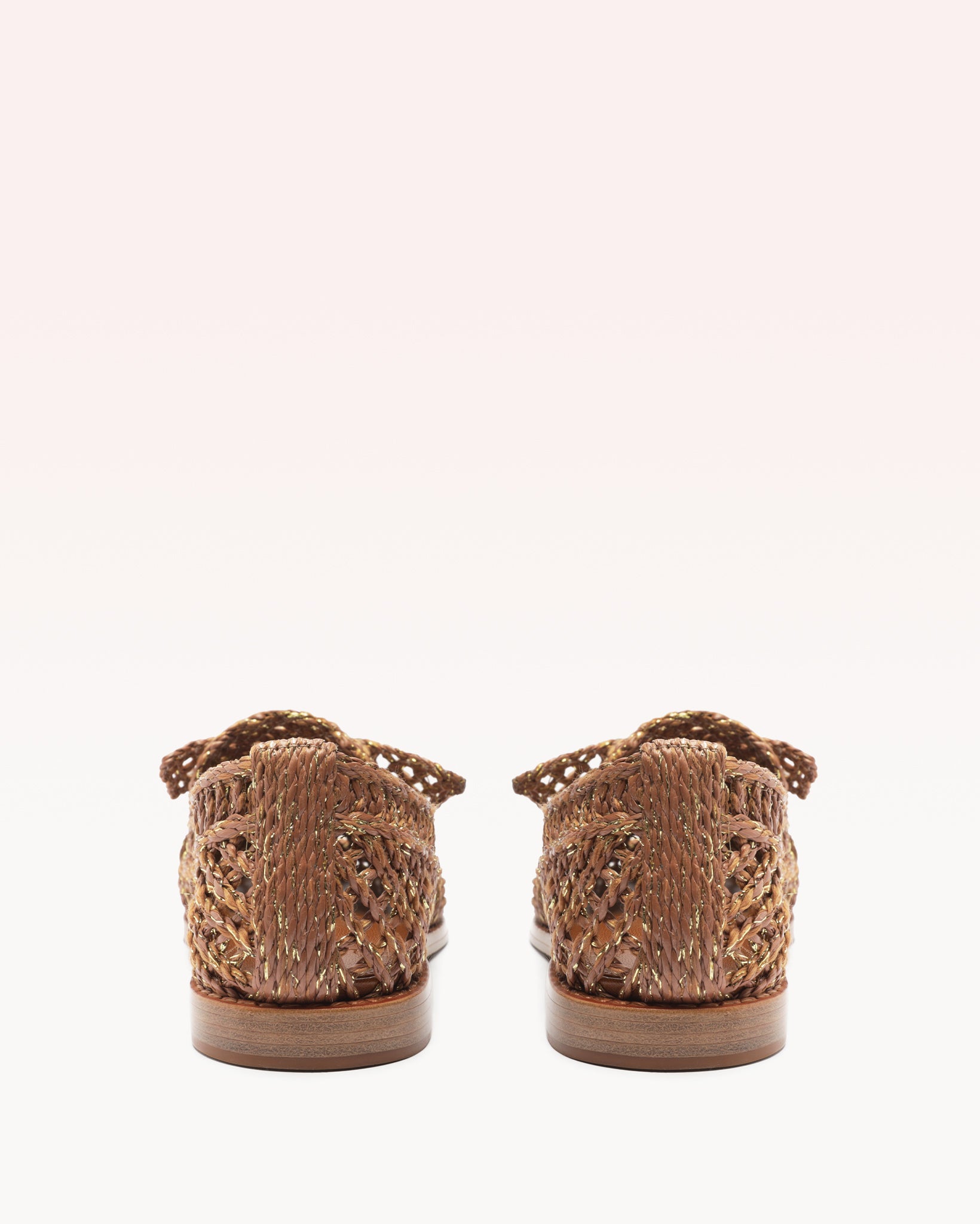 Raffia Penny Loafer Brown - Image 3