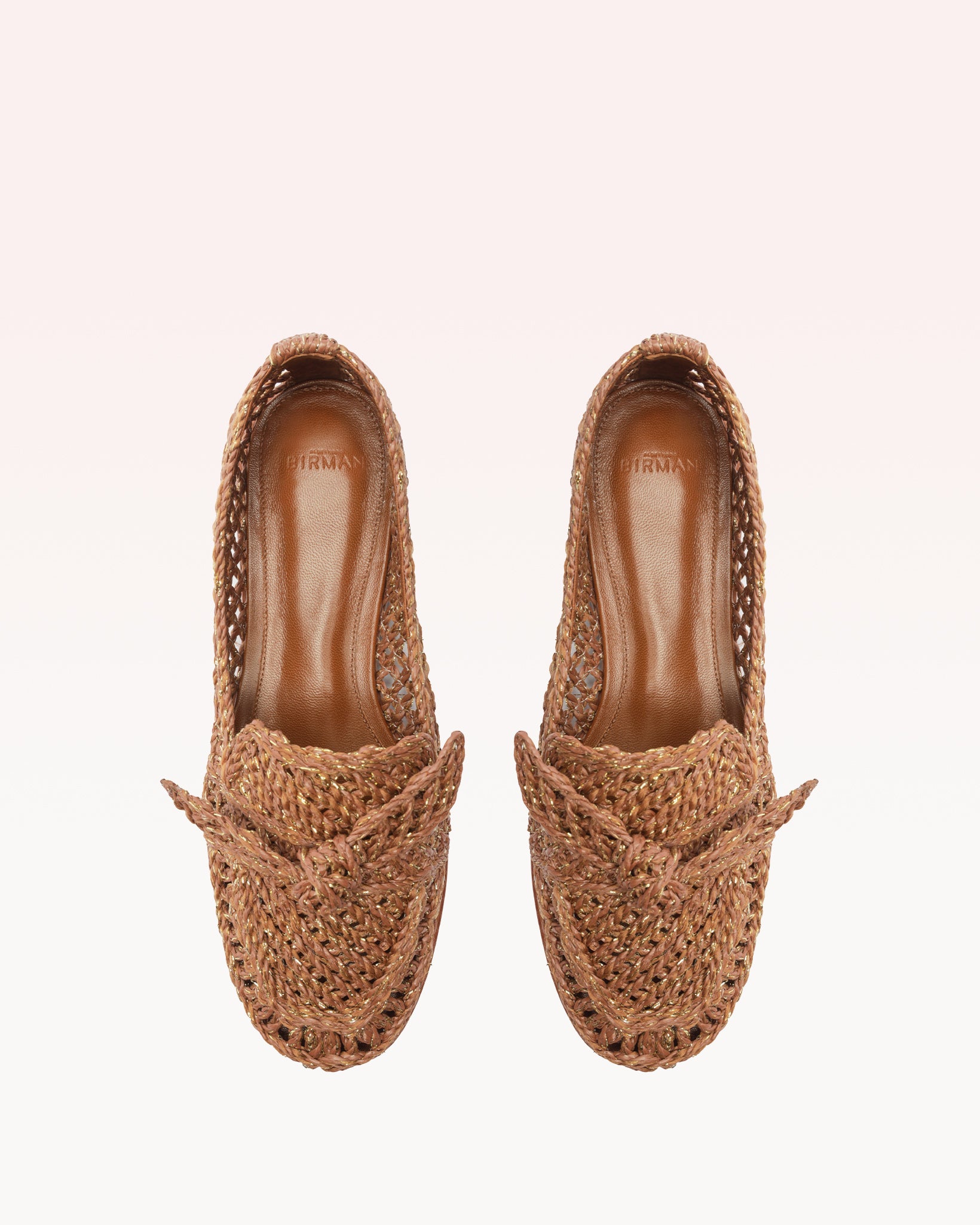 Raffia Penny Loafer Brown - Image 4