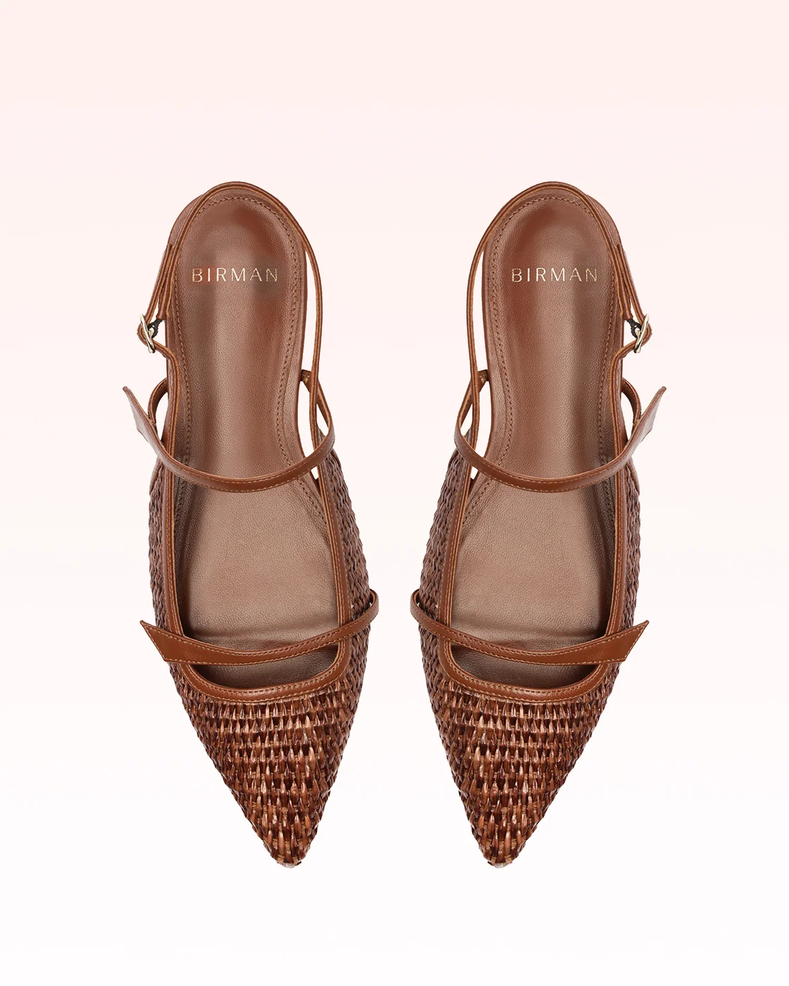 Tita Raffia Flat Chocolate - Image 2