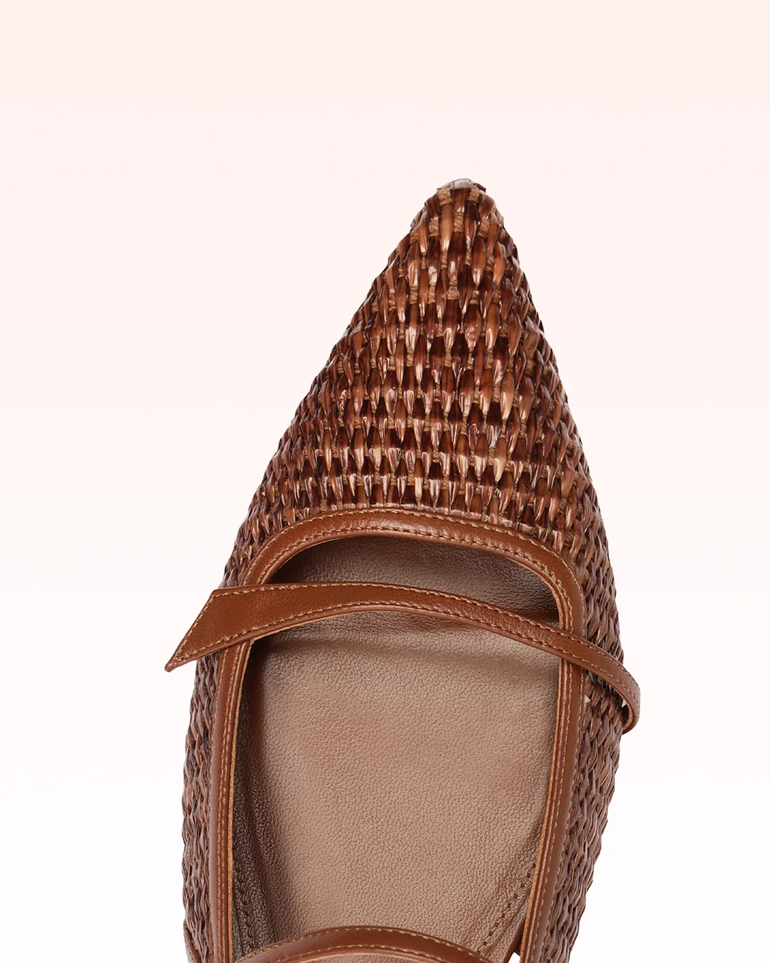 Tita Raffia Flat Chocolate - Image 4