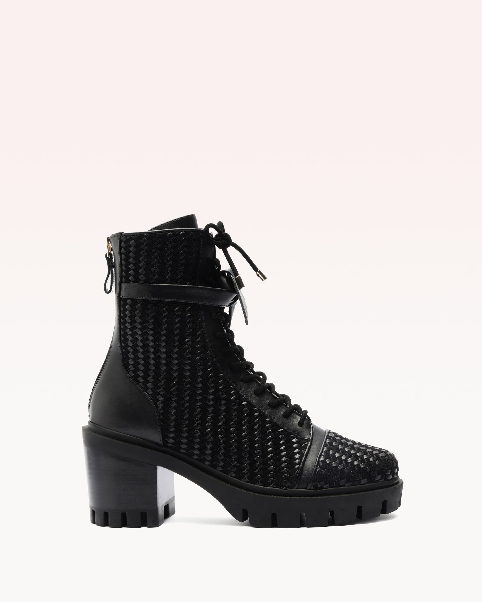 Tresse Combat Black Bootie