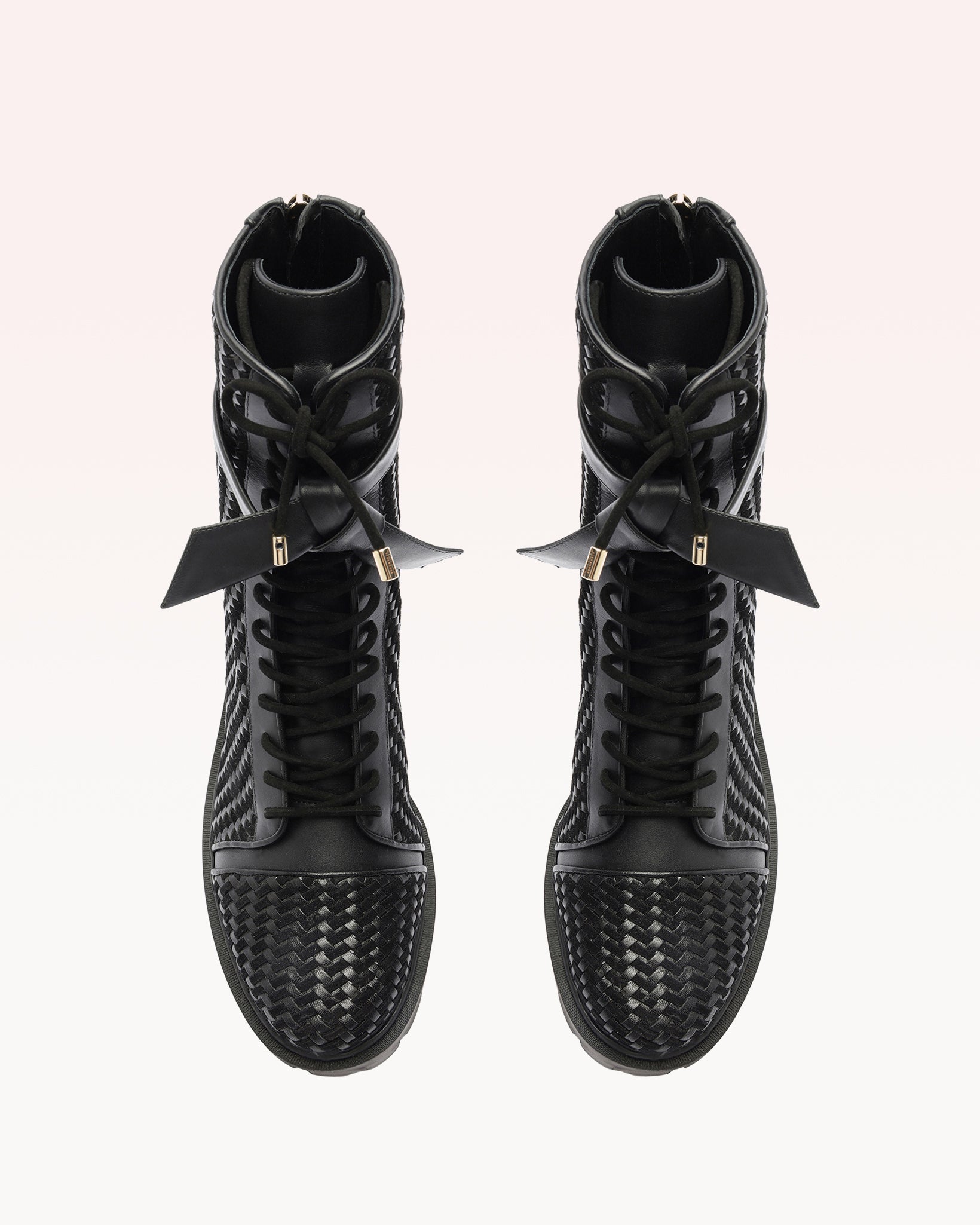Tresse Combat Black Bootie - Image 3