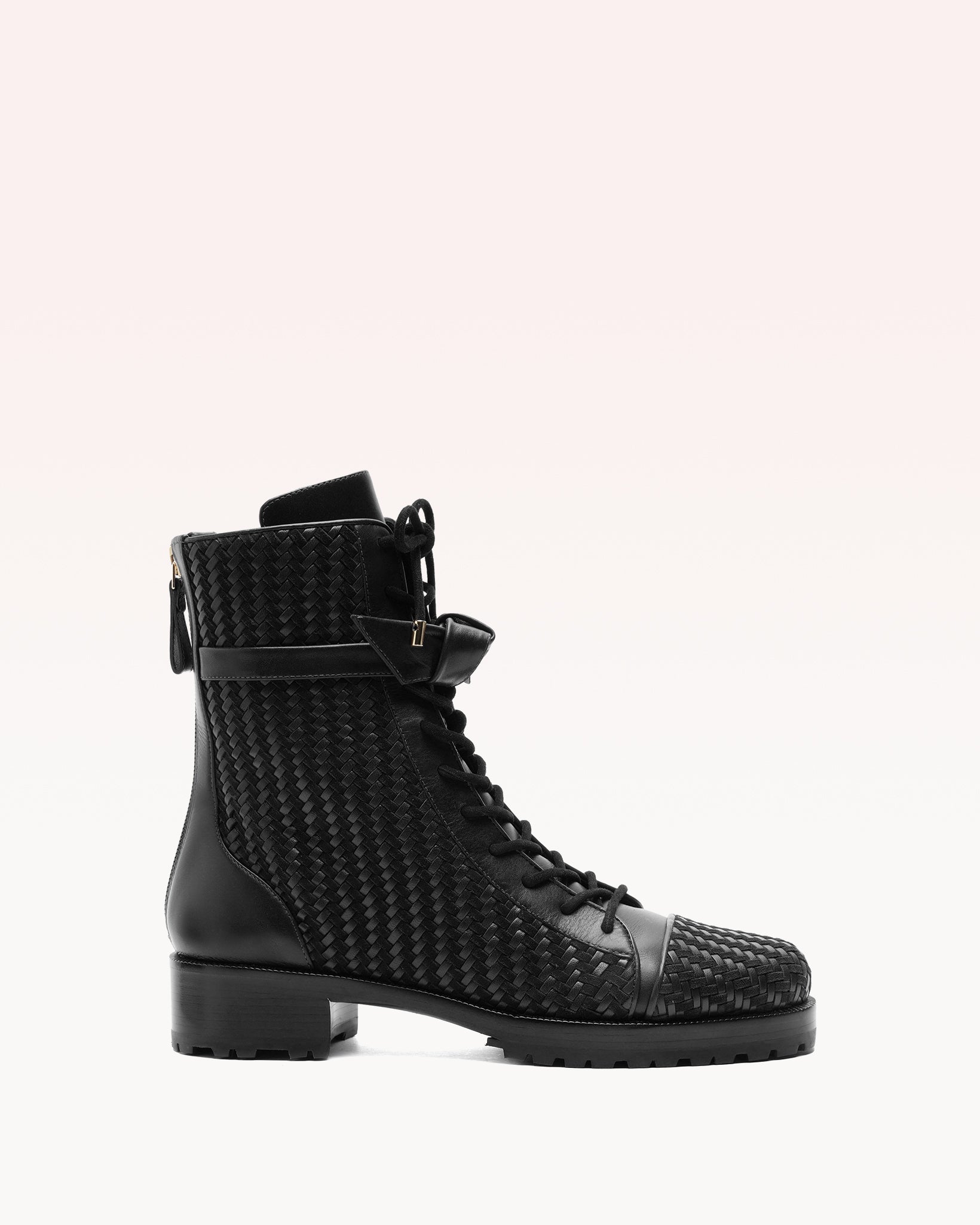 Tresse Combat Bootie Black