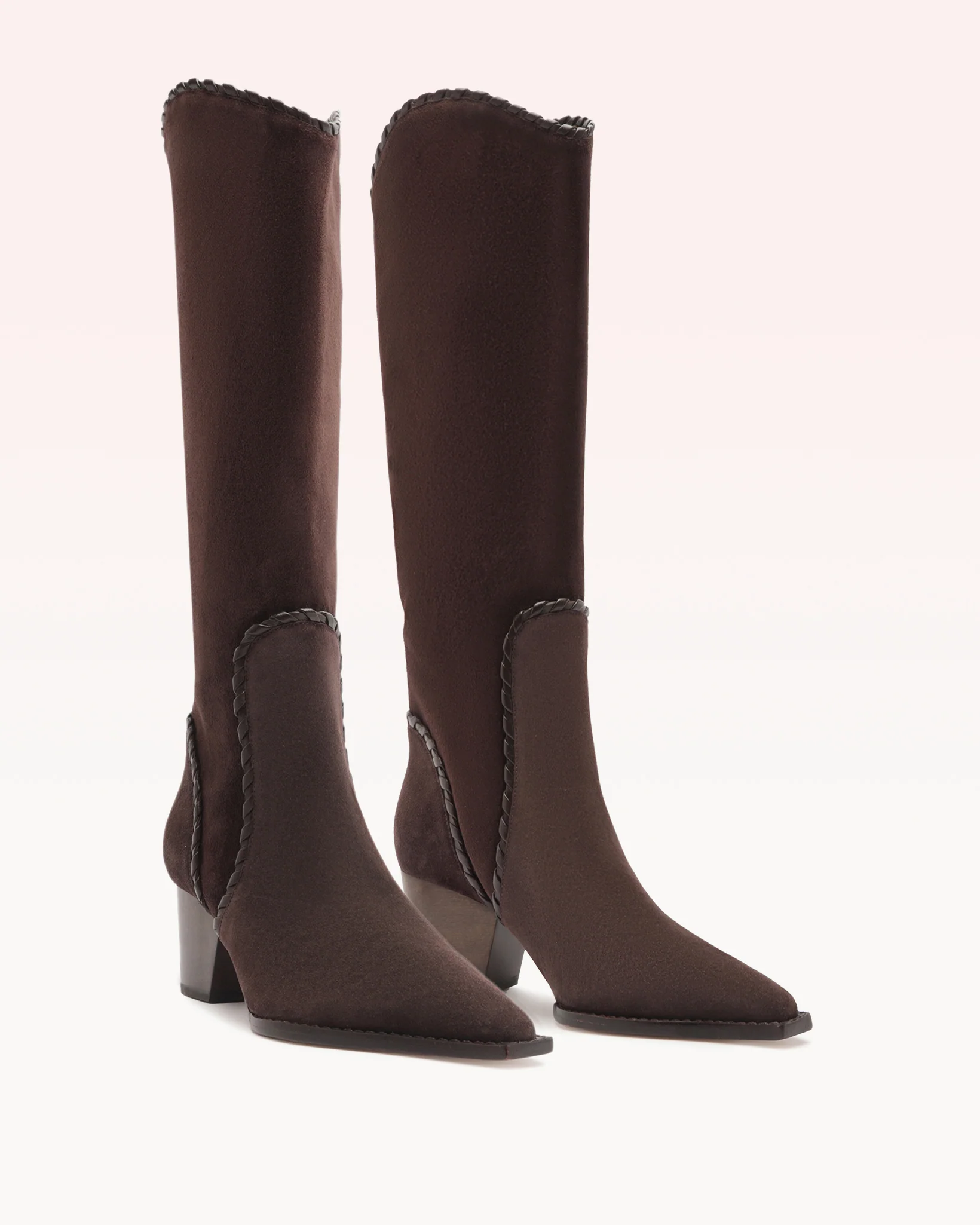 Victoria Saddle 60 Boot Dark Brown - Image 2